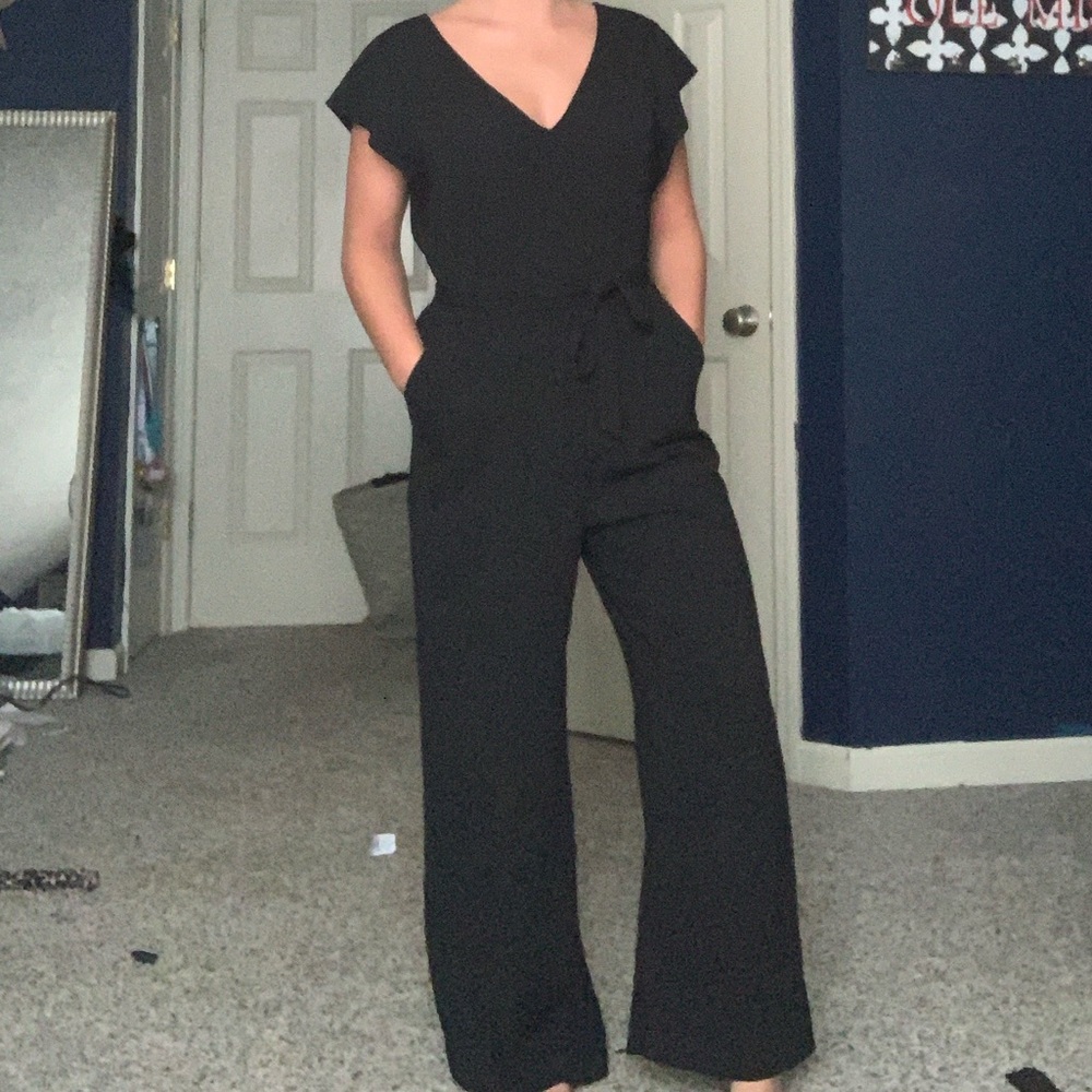 Long black romper